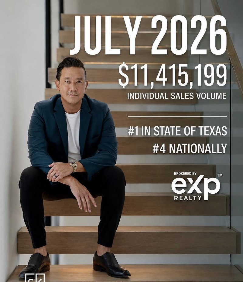 Soomin Kim, July 2026: $11,415,199 individual sales volume, #1 in the state of Texas, #4 nationally